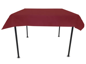 44'' x 44'' tablecloth shown on a 36'' square table.