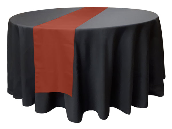 Chemin de table en tissu régulier 12'' x 108'' (31 cm x 274 cm)