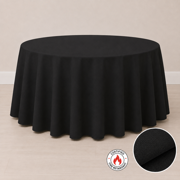 Nappe ronde ignifuge 120'' (305 cm)