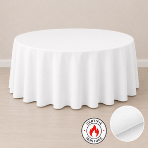Nappe ronde ignifuge 120'' (305 cm)
