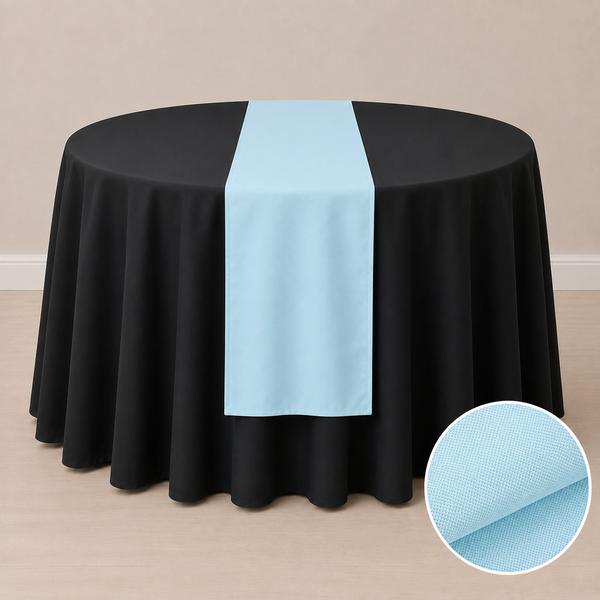 Chemin de table en tissu régulier 12'' x 108'' (31 cm x 274 cm)