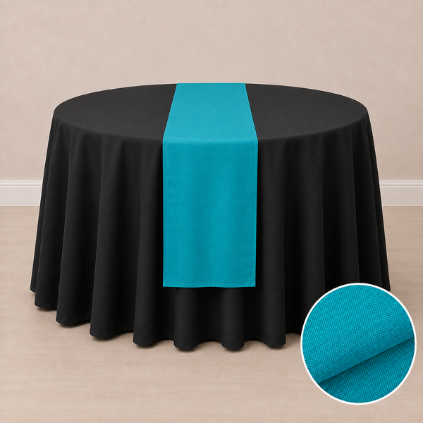 Chemin de table en tissu régulier 12'' x 108'' (31 cm x 274 cm)