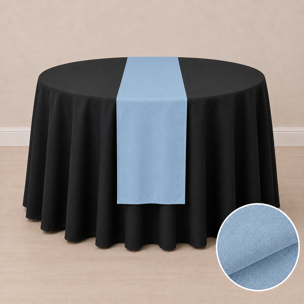 Chemin de table en tissu régulier 12'' x 108'' (31 cm x 274 cm)