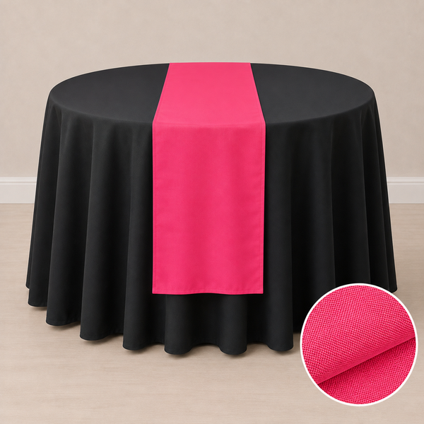 Chemin de table en tissu régulier 12'' x 108'' (31 cm x 274 cm)