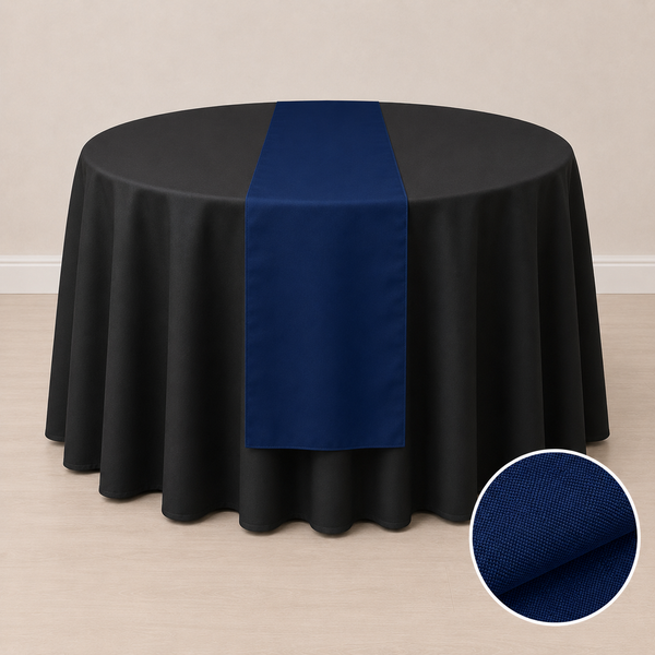 Chemin de table en tissu régulier 12'' x 108'' (31 cm x 274 cm)