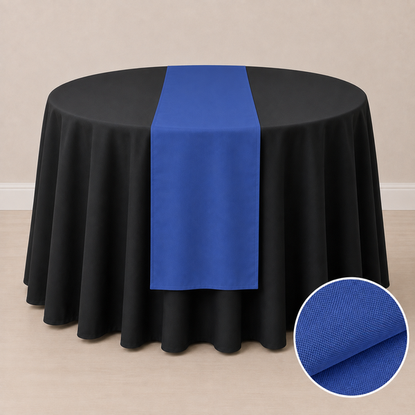 Chemin de table en tissu régulier 12'' x 108'' (31 cm x 274 cm)