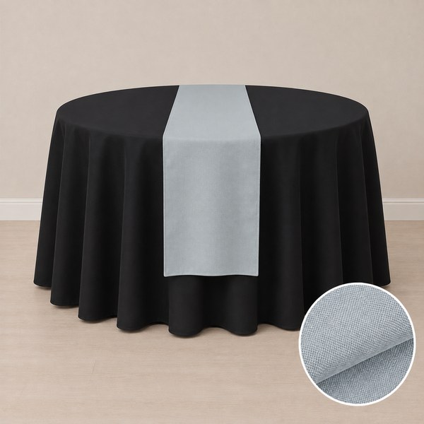 Chemin de table en tissu régulier 12'' x 108'' (31 cm x 274 cm)