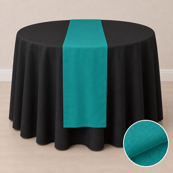 Chemin de table en tissu régulier 12'' x 108'' (31 cm x 274 cm)