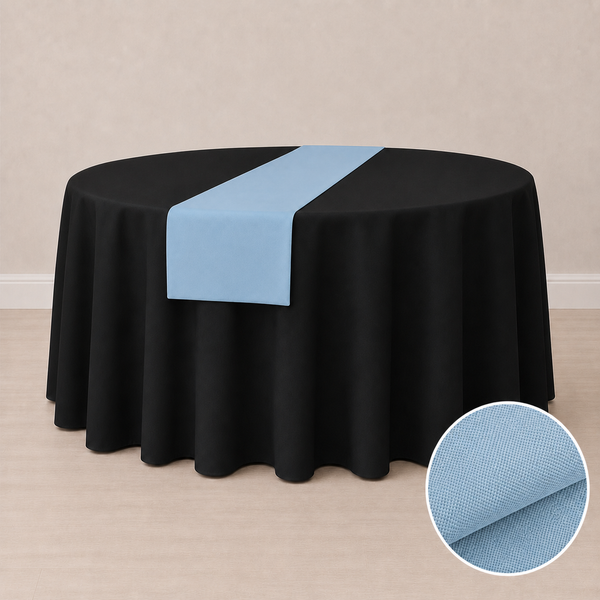 Chemin de table en tissu régulier 12'' x 84'' (31 cm x 213 cm)