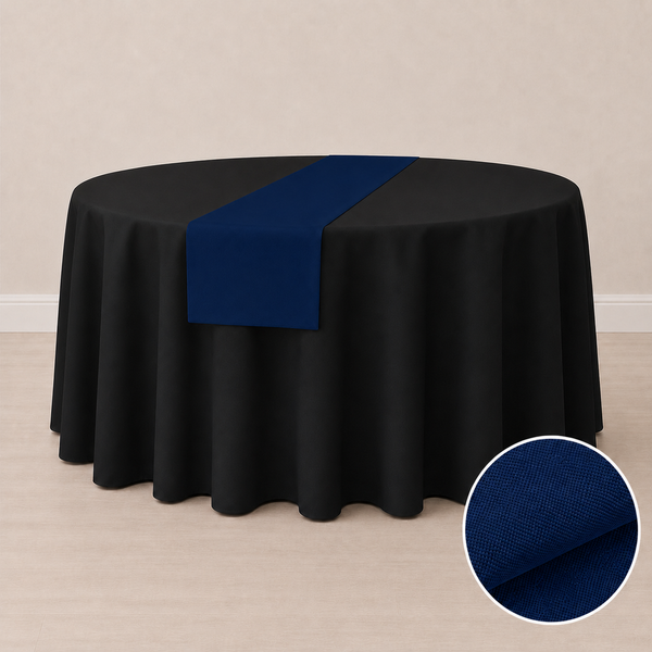 Chemin de table en tissu régulier 12'' x 84'' (31 cm x 213 cm)