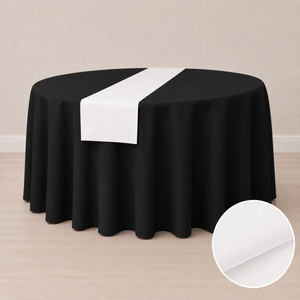 Chemin de table en tissu régulier 12'' x 84'' (31 cm x 213 cm)