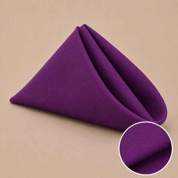 Serviette de table 20'' x 20'' (paquet de 12)