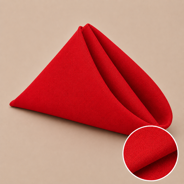Serviette de table 20'' x 20'' (paquet de 12)