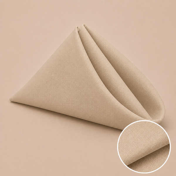 Serviette de table 20'' x 20'' premium (paquet de 12)