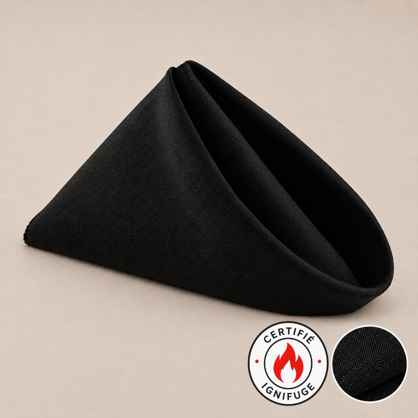 Serviette de table ignifuge 20'' x 20'' (paquet de 12)
