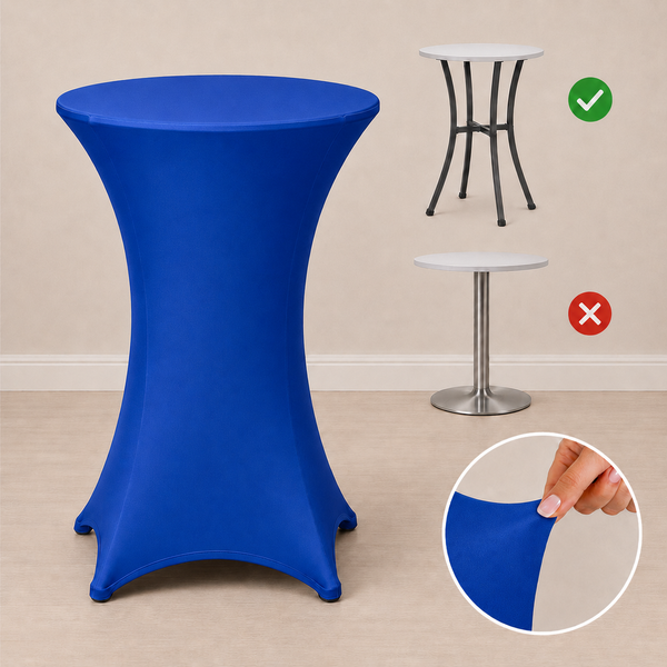 Nappe spandex  31.5'' x 43.5'' pour table cocktail