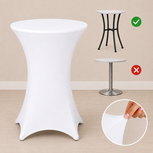 Nappe spandex  31.5'' x 43.5'' pour table cocktail