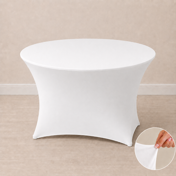 Nappe spandex pour table ronde de 5'
