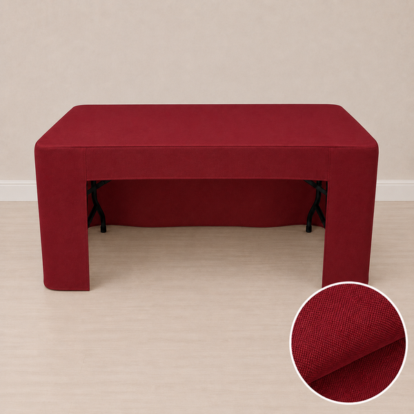 Nappe ajustée 6' avec ouverture arrière (tissu régulier)