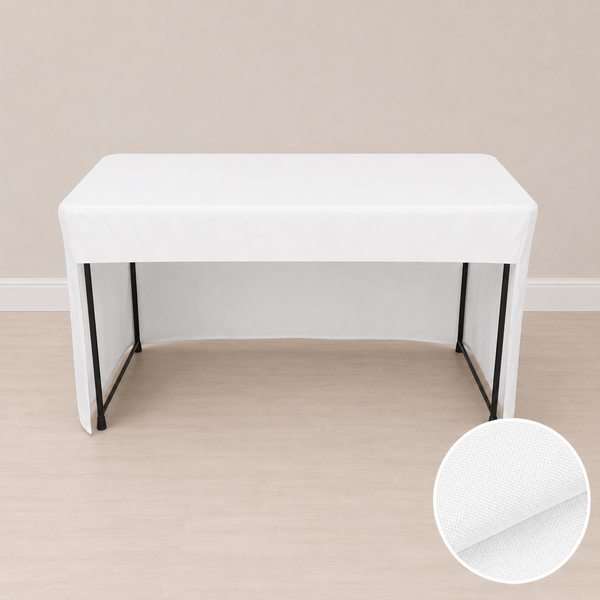 Nappe ajustée 6' avec ouverture arrière (tissu régulier)