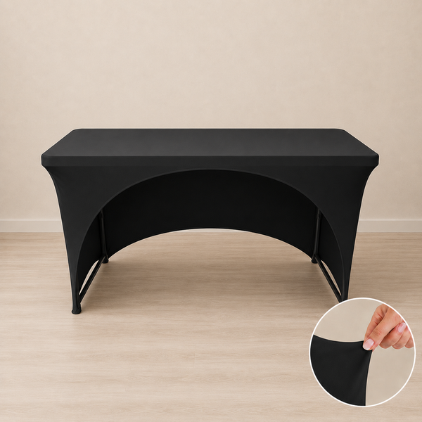 Nappe 6' spandex avec ouverture arrière