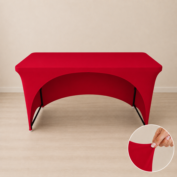 Nappe 6' spandex avec ouverture arrière