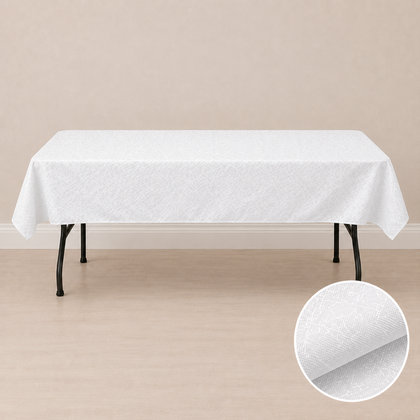 Nappe 54'' x 80'' motif crystal (137 cm x 203 cm)