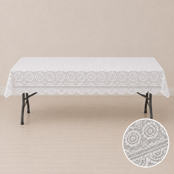 Nappe en dentelle 54'' x 80''  (137 cm x 203 cm)