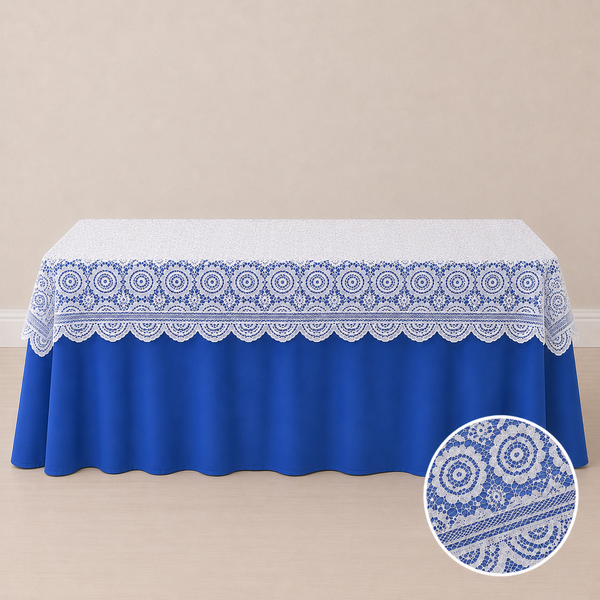 Nappe en dentelle 54'' x 80''  (137 cm x 203 cm)