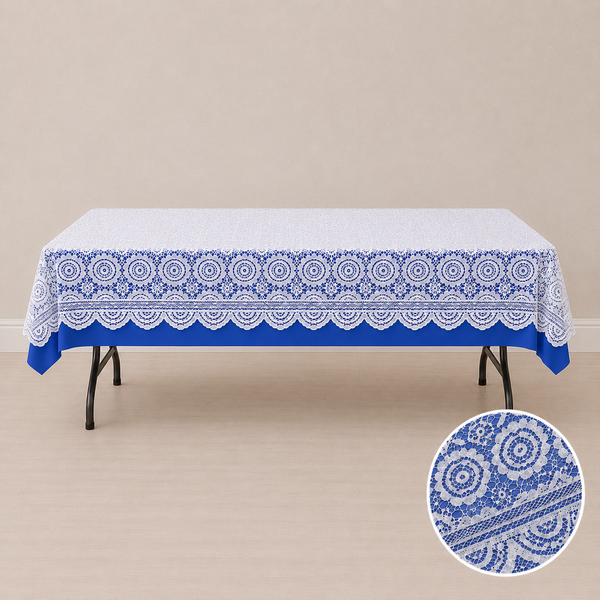 Nappe en dentelle 54'' x 80''  (137 cm x 203 cm)