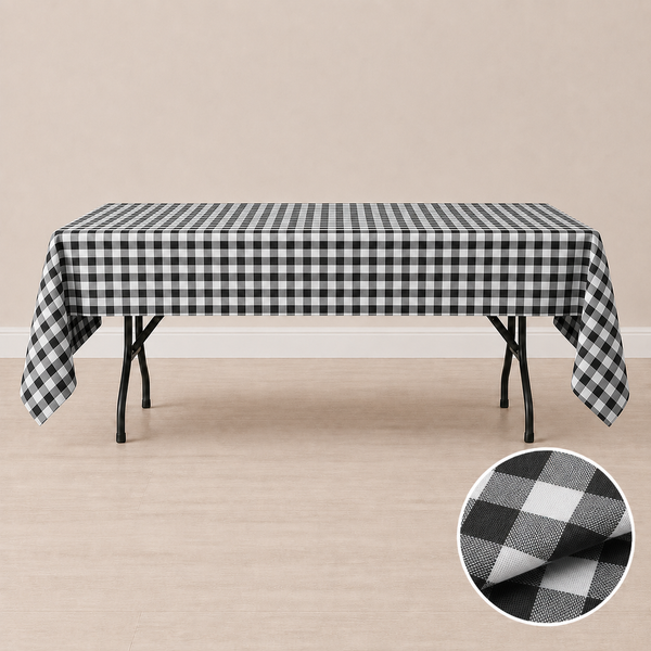 Nappe à carreaux 54'' x 120'' (137 cm x 305 cm)