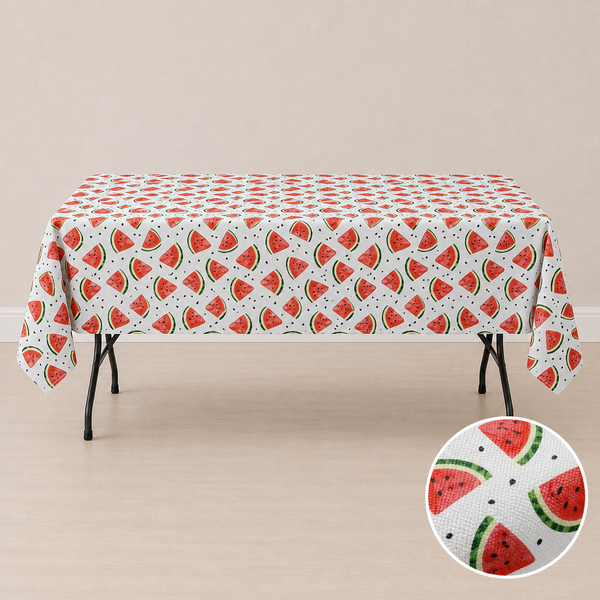 Nappe 58'' x 78'' avec motifs melons (147 cm x 198 cm)
