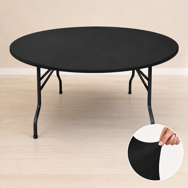 Dessus de table spandex pour table ronde de 5'