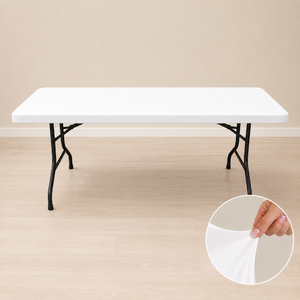 Dessus de table spandex pour table rectangulaire 6'