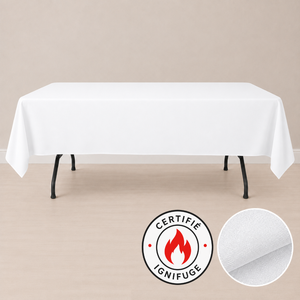 Nappe ignifuge 60'' x 102'' (152 cm x 259 cm)