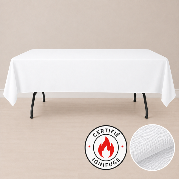 Nappe ignifuge 60'' x 102'' (152 cm x 259 cm)