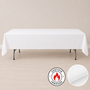 Nappe ignifuge 60'' x 126'' (152 cm x 320 cm)