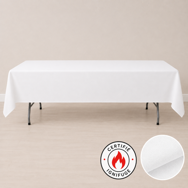 Nappe ignifuge 60'' x 126'' (152 cm x 320 cm)