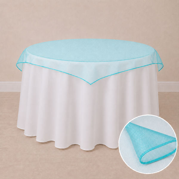 Nappe organza 60'' x 60'' (152 cm x 152 cm)