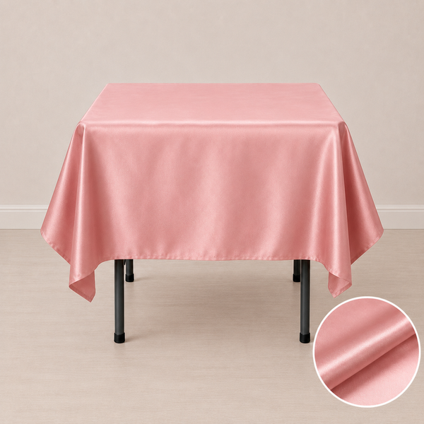Nappe satinée 60'' x 60'' (152 cm x 152 cm)