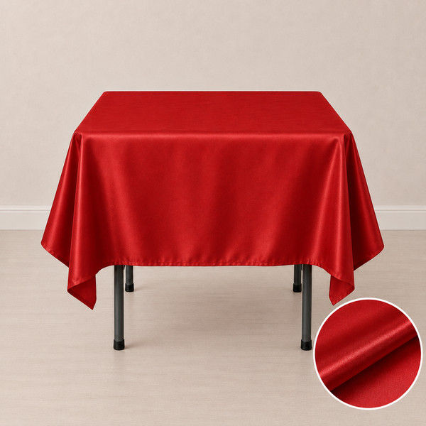 Nappe satinée 60'' x 60'' (152 cm x 152 cm)