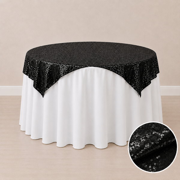 Nappe à paillettes 60'' x 60'' (152 cm x 152 cm)