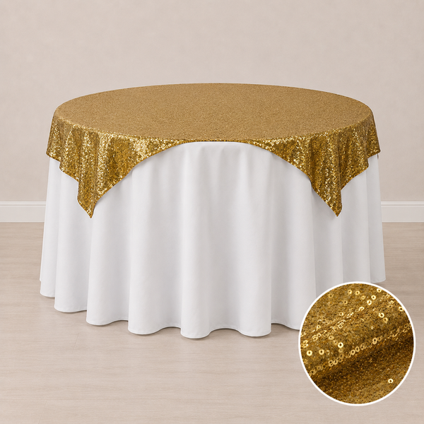 Nappe à paillettes 60'' x 60'' (152 cm x 152 cm)