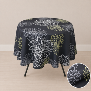 Nappe ronde 70’’ avec motifs Cléo (178 cm)