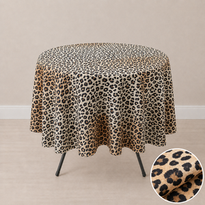Nappe ronde 70’’ à motif léopard (178 cm)