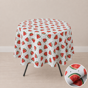 Nappe ronde 70’’ avec motifs melons (178 cm)