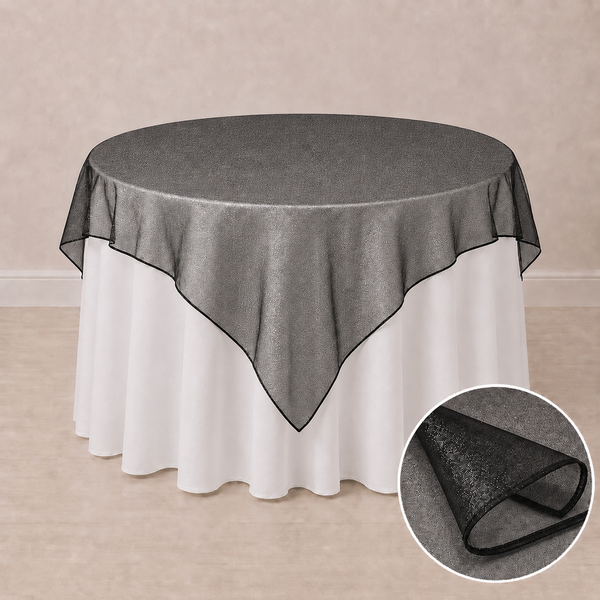 Nappe organza 72'' x 72'' (183 cm x 183 cm)