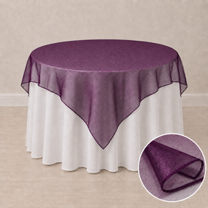 Nappe organza 72'' x 72'' (183 cm x 183 cm)