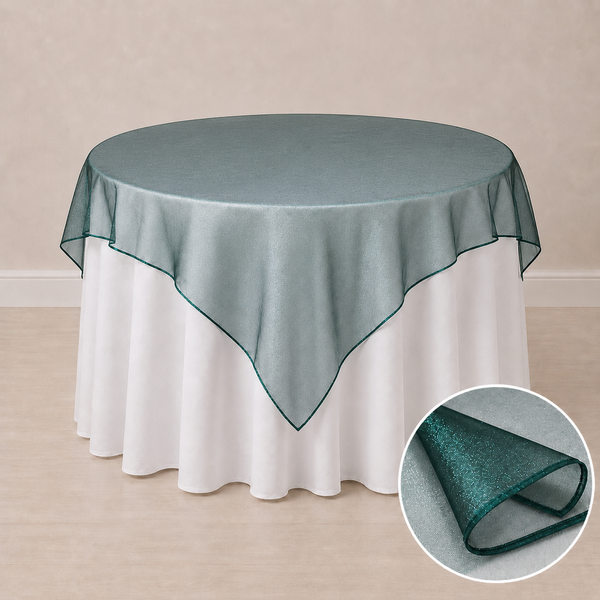 Nappe organza 72'' x 72'' (183 cm x 183 cm)