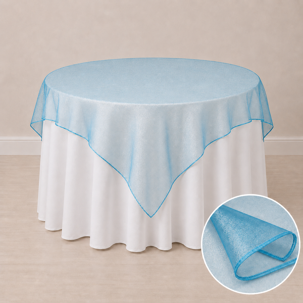 Nappe organza 72'' x 72'' (183 cm x 183 cm)